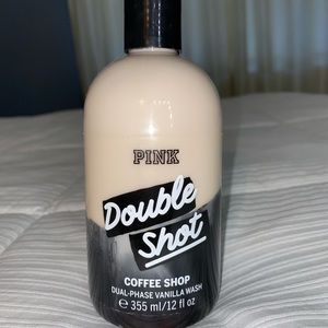 PINK body wash coffee/vanilla scented